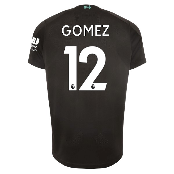 Camiseta Liverpool NO.12 Gomez 3ª 2019-2020 Negro
